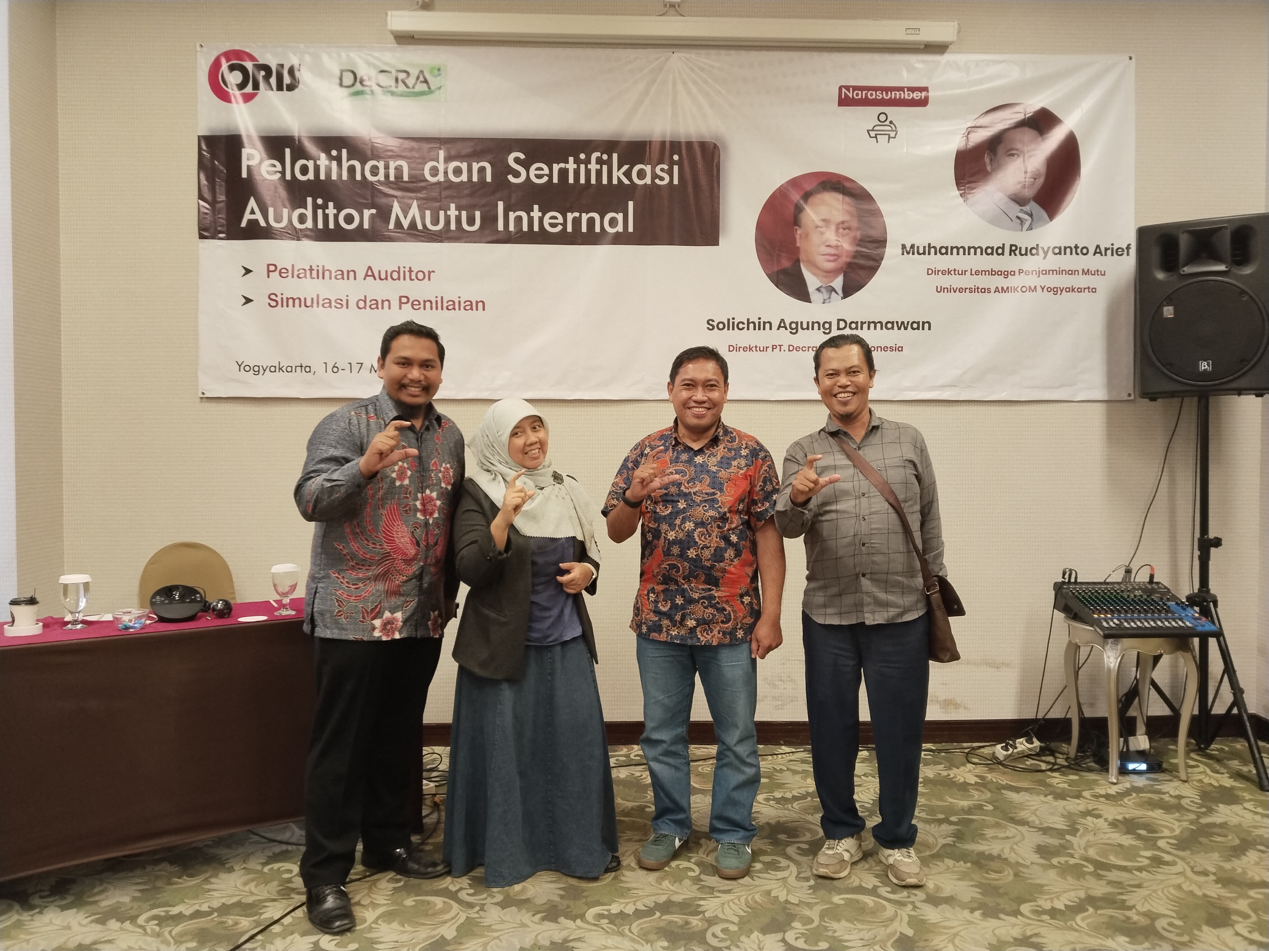 Universitas Potensi Utama Tingkatkan Kompetensi SDM Melalui Pelatihan Auditor Mutu Internal di Yogyakarta